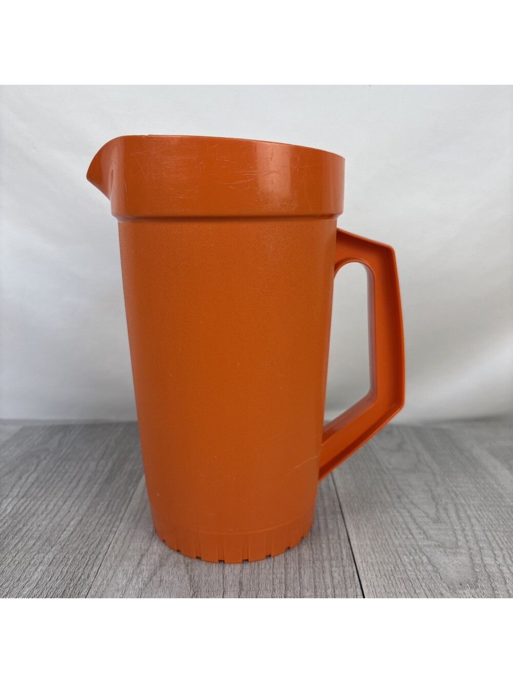 Vintage Tupperware 2-Quart Burnt Orange Pitcher 800-9